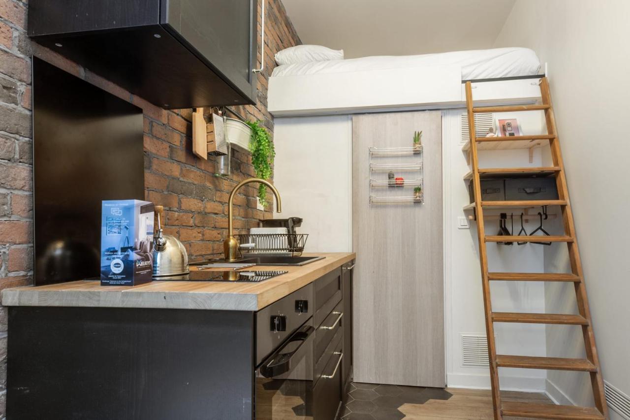 Апартаменты Charming Industrial-Style Studio Just Nearby Montmartre In Paris - Welkeys Экстерьер фото